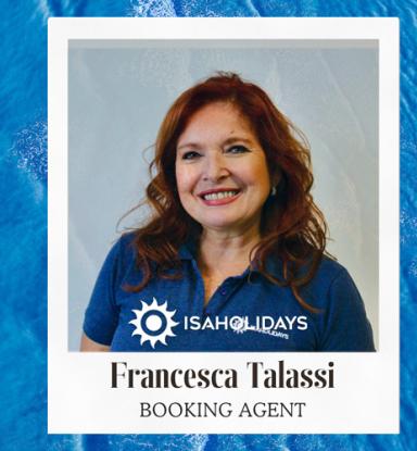 Francesca Talassi, booking agent for ISA Holidays.